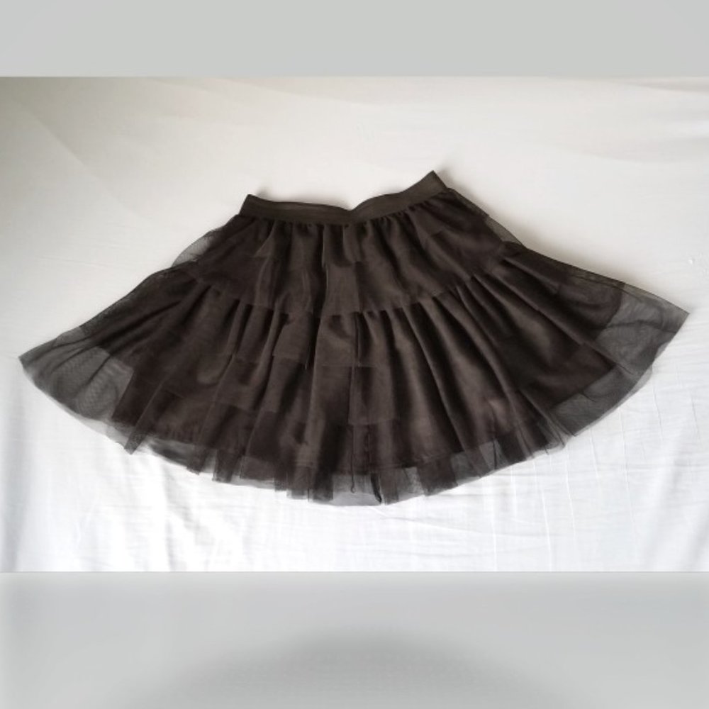 Cute, Flirty, and Fun Tiered Black Tulle Skirt